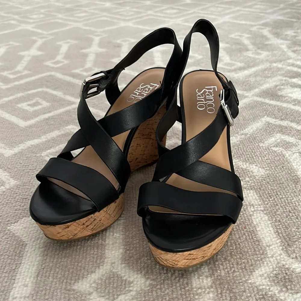 Franco Sarto Stallion Wedges - Picture 1 of 5